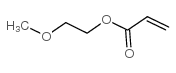 丙烯酸-2-甲氧乙基酯结构式