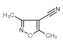 3,5-DIMETHYLISOXAZOLE-4-CARBONITRILE Structure