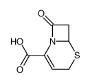 (6R)-8-oxo-5-thia-1-azabicyclo[4.2.0]oct-2-ene-2-carboxylic acid结构式