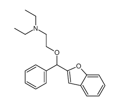 Triethylamine, 2-((alpha-2-benzofuranylbenzyl)oxy)- Structure
