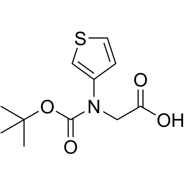Boc-(R)-3-噻吩基甘氨酸图片