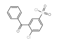 3-苯甲酰基-4-氯苯磺酰氯结构式