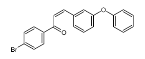 1-(4-bromophenyl)-3-(3-phenoxyphenyl)prop-2-en-1-one Structure