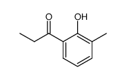 1-(2-hydroxy-3-methyl-phenyl)-propan-1-one结构式