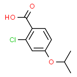 2-Chloro-4-isopropoxybenzoicacid Structure