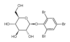(2,4,6-tribromo-phenyl)-β-D-glucopyranoside Structure