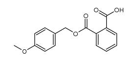 phthalic acid mono-(4-methoxy-benzyl ester)结构式