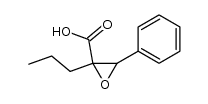 2-propyl-3-phenyl-2,3-epoxypropionic acid Structure