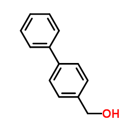 4-Biphenylylmethanol structure