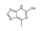 3,7-二氢-6-甲基-2H-嘌呤-2-酮结构式