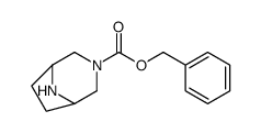 3,8-diazabicyclo[3.2.1]octane-3-carboxylic acid, phenylmethyl ester Structure