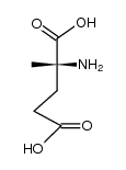 (R)-α-methyl-glutamic acid Structure