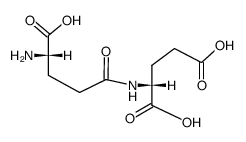 ((S)-4-amino-4-carboxybutanoyl)-D-glutamic acid结构式