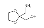 [2-(氨甲基)-1,3-二氧戊环-2-基]甲醇结构式