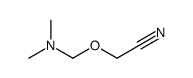 2-[(dimethylamino)methoxy]acetonitrile Structure