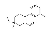 (+/-)-2-ethyl-2,8-dimethyl-1,2,3,4-tetrahydro-phenanthrene结构式