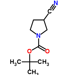1-N-Boc-3-氰基吡咯烷结构式