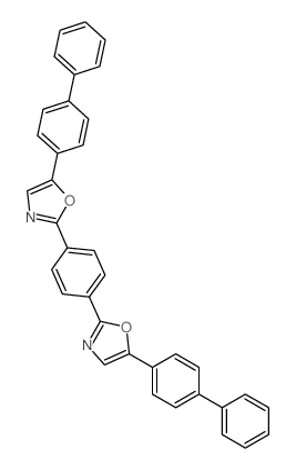 Oxazole,2,2'-(1,4-phenylene)bis[5-[1,1'-biphenyl]-4-yl-结构式