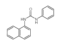 Urea, N-1-naphthalenyl-N-phenyl- Structure