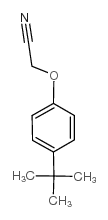 (4-叔丁苯氧基)乙腈结构式