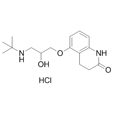 Carteolol (hydrochloride) Structure