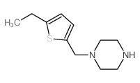 1-[(5-乙基噻吩-2-基)甲基]哌嗪结构式