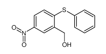 (5-nitro-2-phenylsulfanylphenyl)methanol结构式