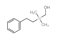 Methanol,1-[dimethyl(2-phenylethyl)silyl]-结构式
