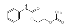 2-(phenylcarbamoyloxy)ethyl acetate structure