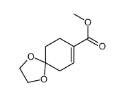 methyl 1,4-dioxaspiro[4.5]dec-7-ene-8-carboxylate结构式