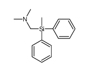 N,N-dimethyl-1-[methyl(diphenyl)silyl]methanamine结构式
