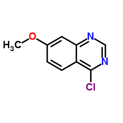 4-氯-7-甲氧基喹唑啉结构式