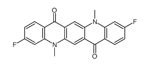 3,10-二氟-5,12-二甲基-5,12-二氢喹啉-2,3-吖啶-7,14-二酮结构式