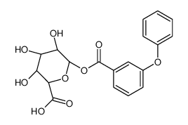 (2S,3S,4S,5R,6S)-3,4,5-trihydroxy-6-(3-phenoxybenzoyl)oxyoxane-2-carboxylic acid Structure