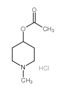 1-甲基哌啶基乙酸酯盐酸盐结构式