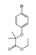 2-(4-溴苯氧基)-2-甲基丙酸乙酯结构式