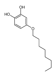 4-octoxybenzene-1,2-diol结构式