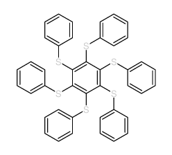 1,2,3,4,5,6-hexakis(phenylsulfanyl)benzene结构式