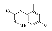 1-amino-3-(4-chloro-2-methylphenyl)thiourea结构式