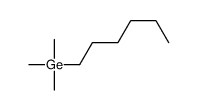 hexyl(trimethyl)germane Structure