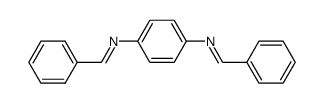 N,N'-bis(benzylidene)-p-phenylenediamine Structure