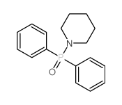 Piperidine,1-(diphenylphosphinyl)-结构式