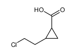 2-(2-chloroethyl)cyclopropane-1-carboxylic acid Structure