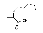 1-pentylazetidine-2-carboxylic acid Structure