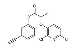 (3-cyanophenyl) 2-(2,6-dichloropyridin-3-yl)oxypropanoate Structure