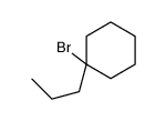 1-bromo-1-propylcyclohexane Structure