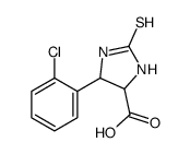 5-(2-chlorophenyl)-2-sulfanylideneimidazolidine-4-carboxylic acid Structure