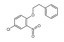 4-chloro-2-nitro-1-(2-phenylethoxy)benzene Structure