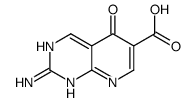 (9CI)-2-氨基-1,5-二氢-5-氧代吡啶并[2,3-d]嘧啶-6-羧酸结构式