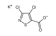 Potassium 3,4-dichloroisothiazole-5-carboxylate Structure